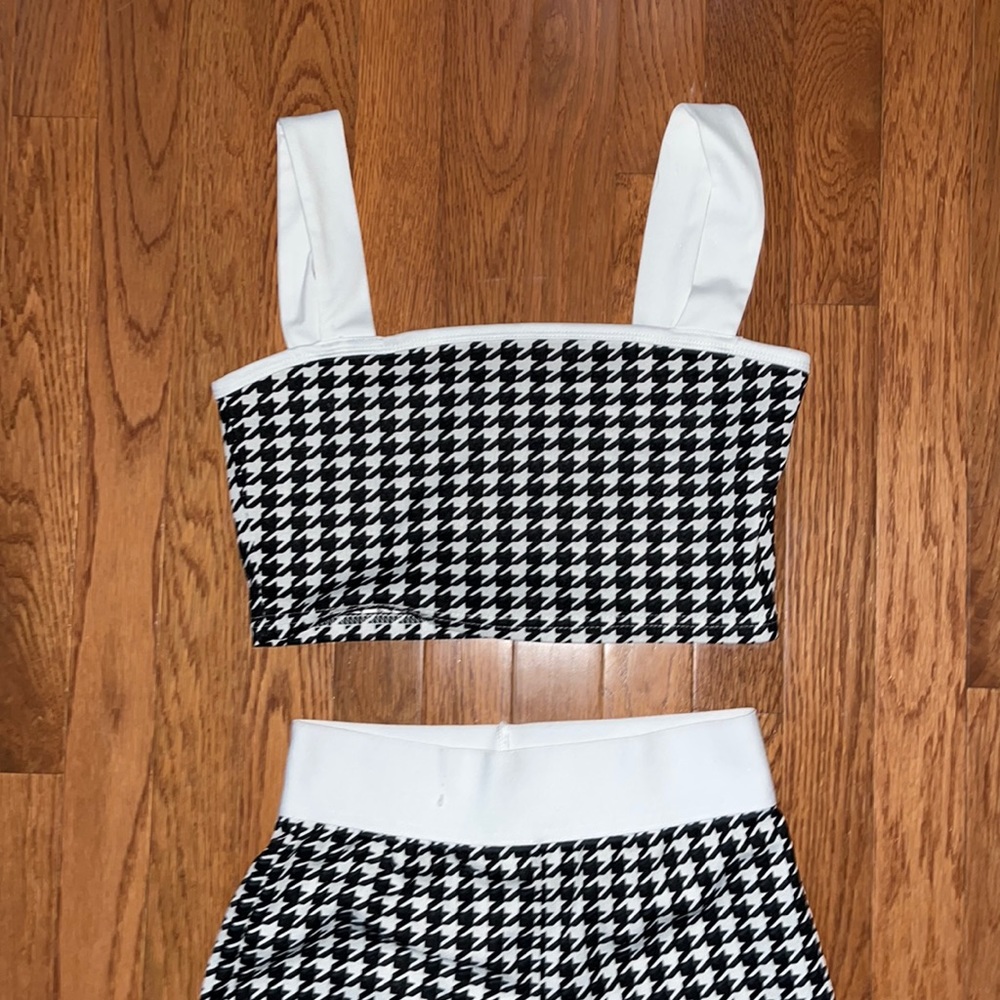 SheIn Houndstooth set Small bundle outfit